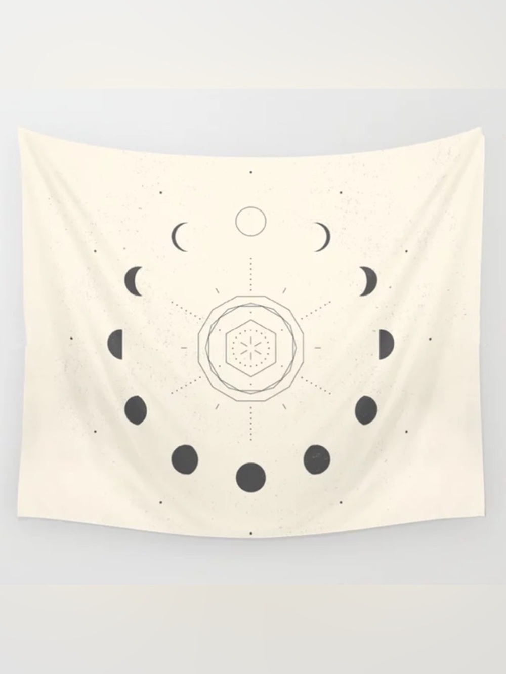 Moon Phases Light Wall Tapestry by Nayla
Smith 36”x28”  NEW
